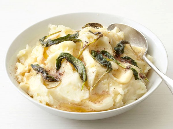 Sage-butter mashed potatoes