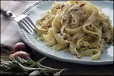 Sage, fennel and Pernod pasta