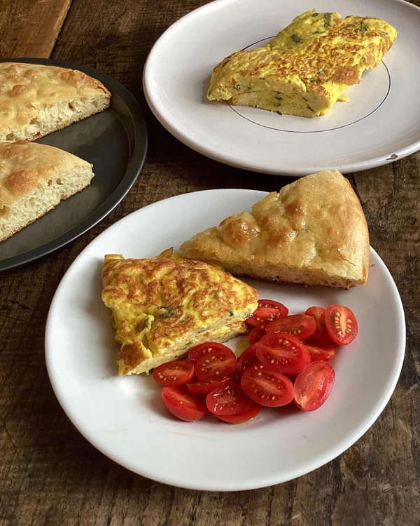 Sage frittata (u pisci d'ovu)
