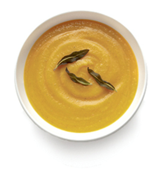Sage-garlic-squash soup