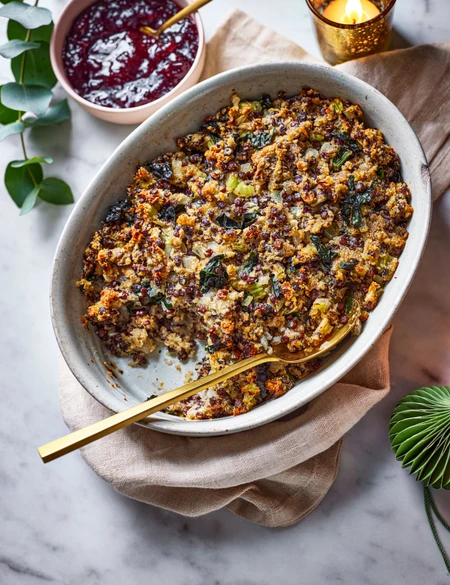 Sage, onion and Puy lentil stuffing