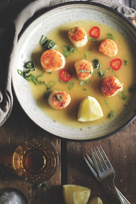 Sake to me scallops