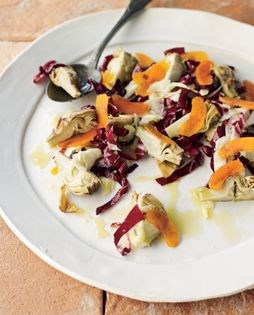 Salad of bottarga with Sardinian artichokes (Insalatina di bottarga e carciofi sardi)