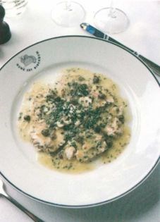 Salad of calf’s brain with sauce ravigote [Simon Hopkinson]