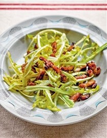 Salad with lardons