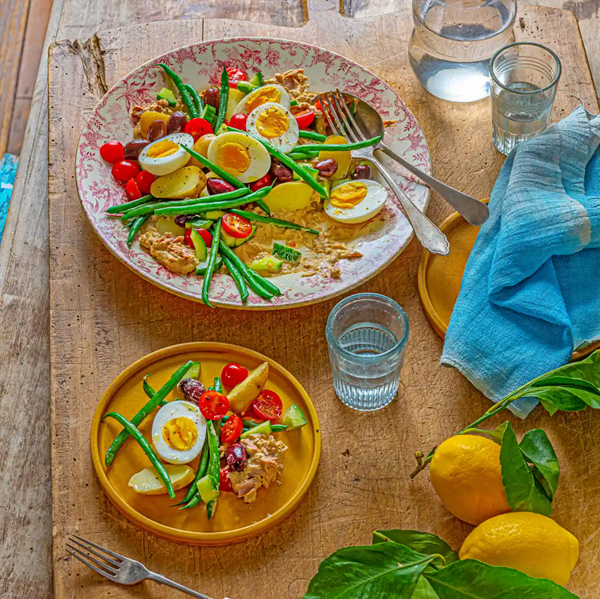 Salade Niçoise with tonnato sauce