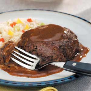 Salisbury steak with gravy