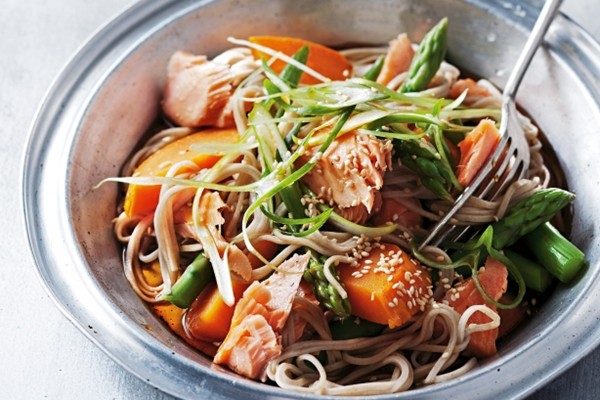 Salmon & kumara soba noodles