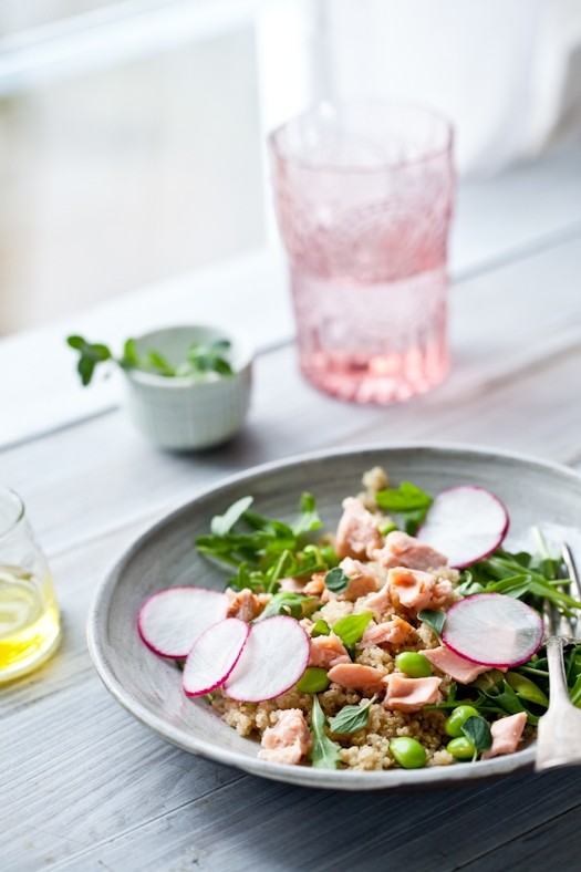 Salmon & quinoa salad