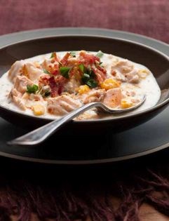 Salmon & sweet potato chowder