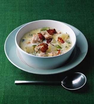 Salmon and dill chowder