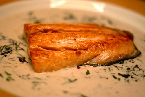 Salmon and sorrel Troisgros