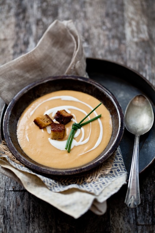Salmon bisque