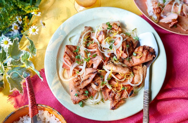 Salmon bulgogi