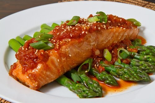 Salmon bulgogi