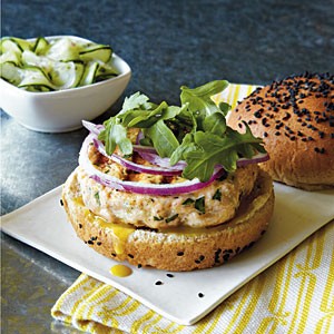 Salmon burgers