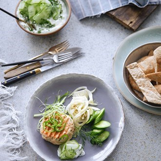 Salmon burgers