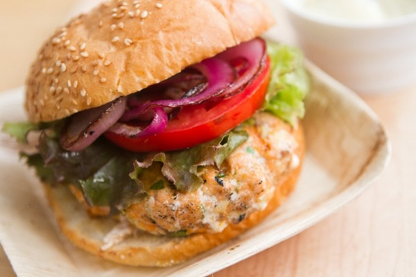 Salmon burgers