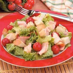 Salmon Caesar salad 