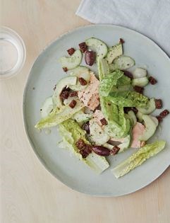 Salmon Caesar salad (Caesar salat med laks)