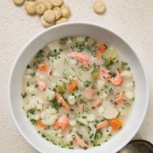 Salmon chowder