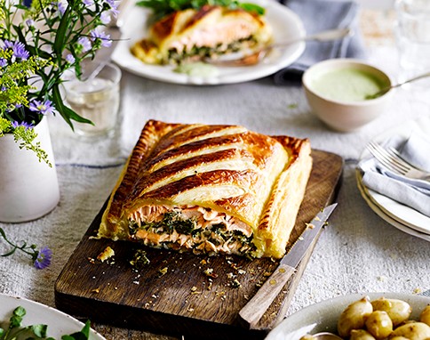 Salmon en croute