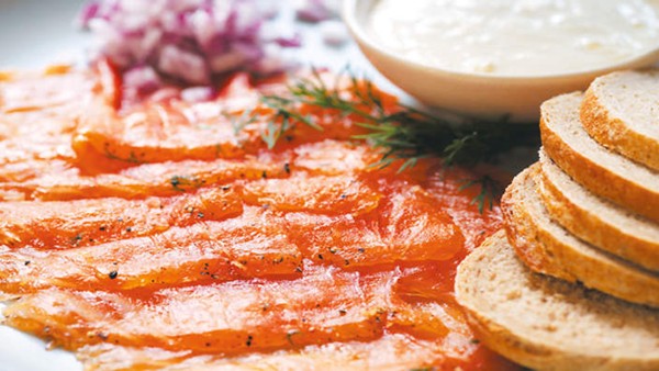 Salmon gravlax Robert