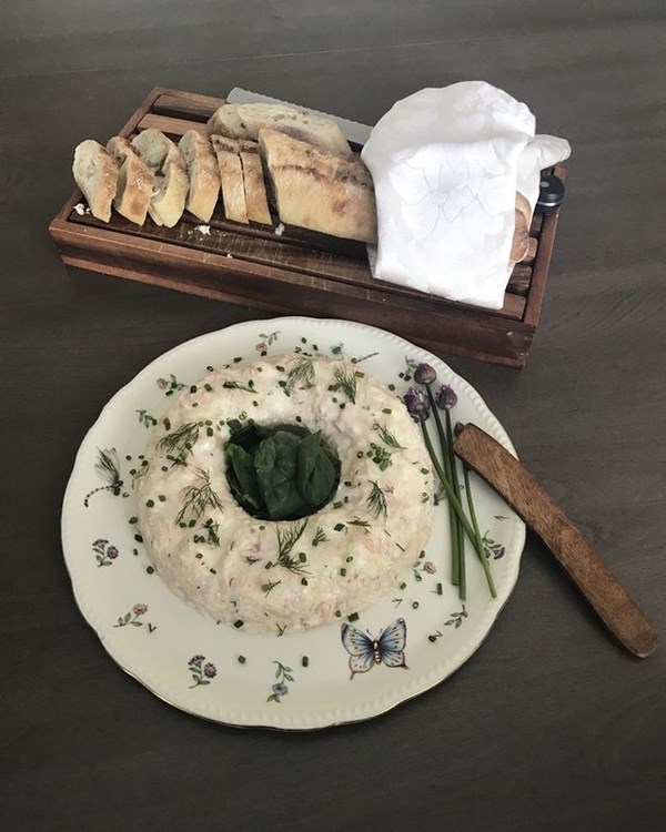 Salmon mousse