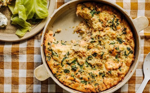 Salmon pie