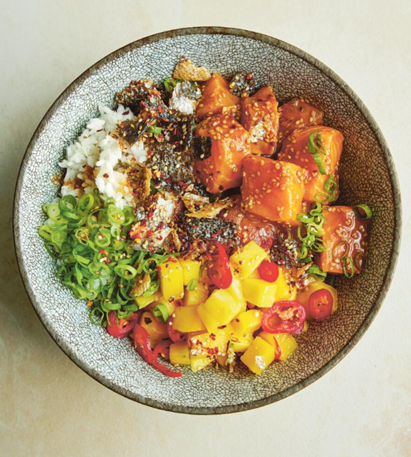 Salmon poke bowl