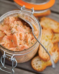 Salmon rillettes