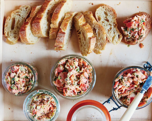 Salmon rillettes