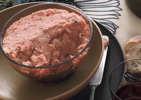 Salmon rillettes