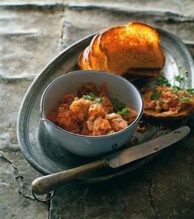 Salmon rillettes