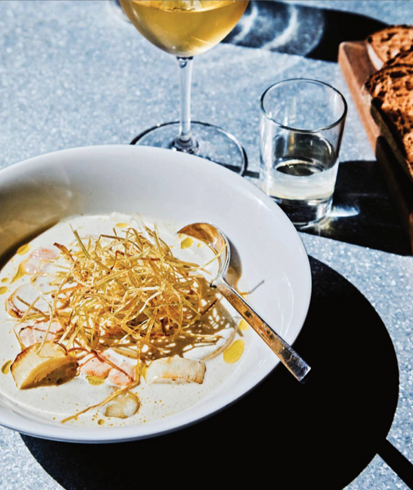 Salmon soup