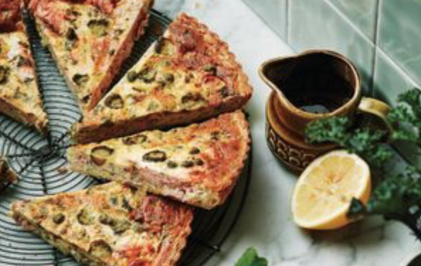 Salmon tart
