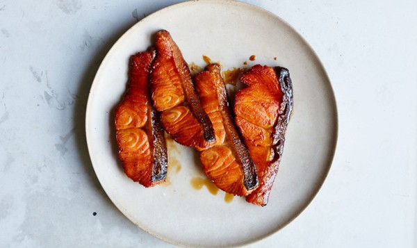 Salmon teriyaki