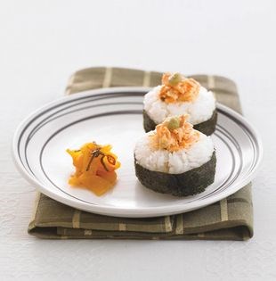 Salmon wasabi onigiri