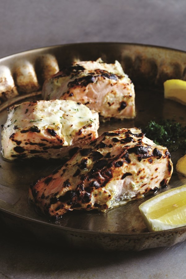 Salmon with dill and horseradish