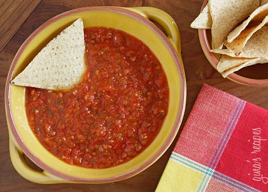 Salsa picante roja