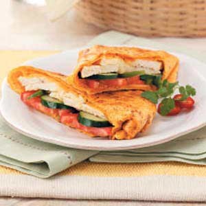 Salsa ranch chicken wraps 