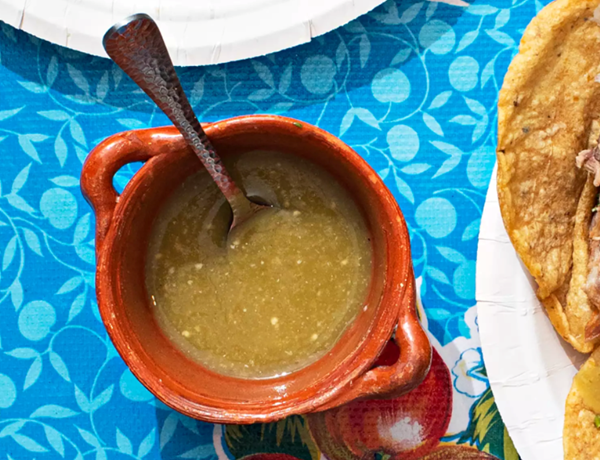 Salsa verde cocida