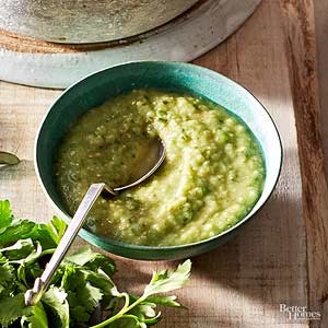 Salsa verde cruda