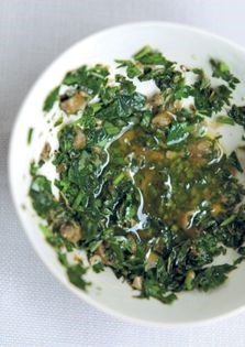 Salsa verde dressing