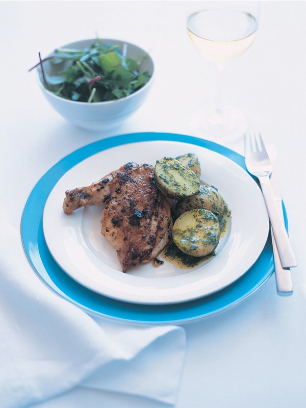 Salsa verde potatoes