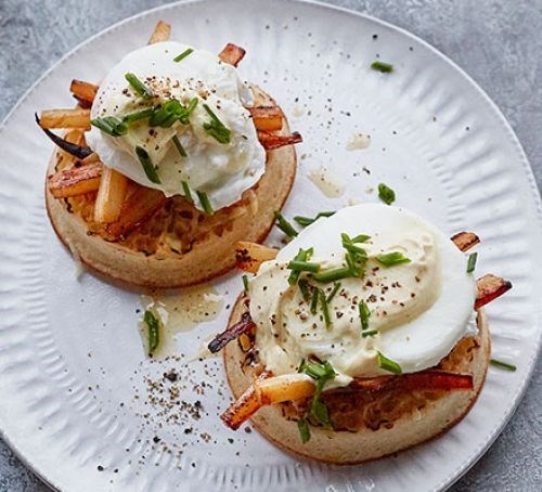 Salsify crumpets