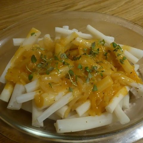 Salsify in sauce (Les salsifis en sauce)