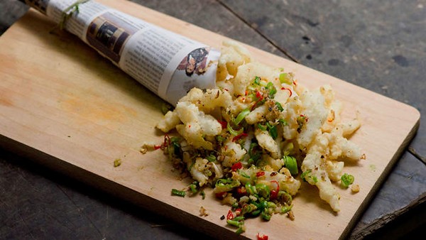 Salt & pepper cuttlefish (Seiche poivre et sel)