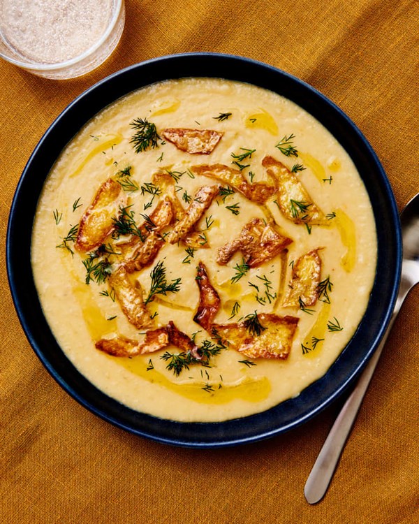Salt & vinegar potato soup