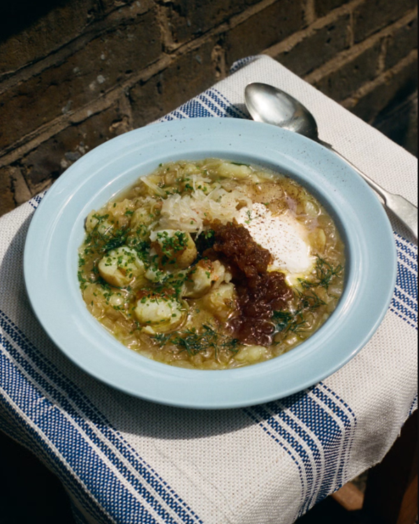 Salt & vinegar potato soup
